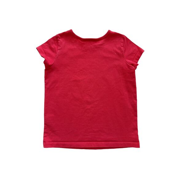 Hanna Andersson Sugar Glitter Art Tee Size 6-7 - Picture 3 of 4